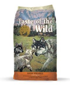 Saco de pienso de la marca Taste of the Wild