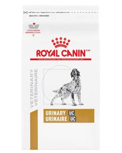 Saco de pienso de la marca Royal Canin con una receta especial para perros con problemas renales
