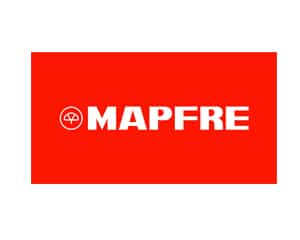 Logotipo de empresa proveedora de seguros MAPFRE